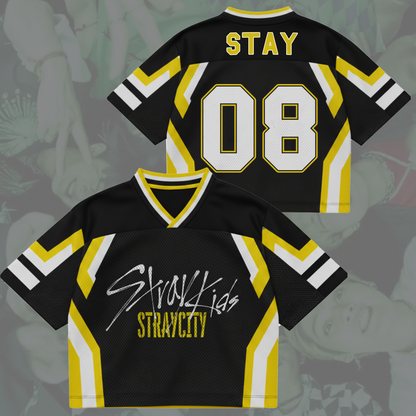 Street Aegis Stray City Stray Kids  Concert Tour Mixed Mesh Jersey