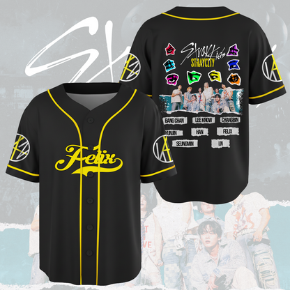 Stray Kids Straycity Concert Baseball Jersey Gift For Fans