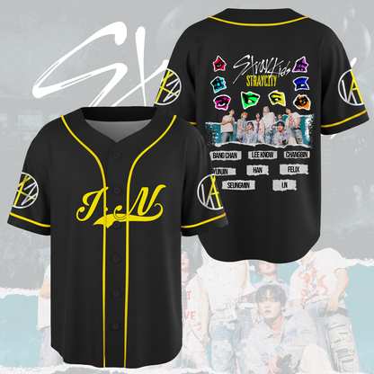 Stray Kids Straycity Concert Baseball Jersey Gift For Fans