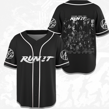 Vintage Stray kids Run It World Tour Baseball Jersey Fan Edition