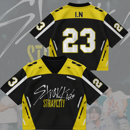 Rebel Stray Kids Stray City Concert Tour Mixed Mesh Jersey
