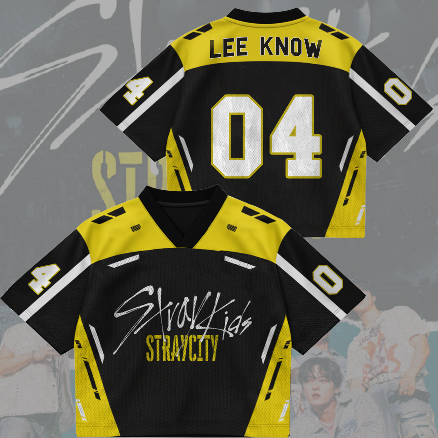 Rebel Stray Kids Stray City Concert Tour Mixed Mesh Jersey