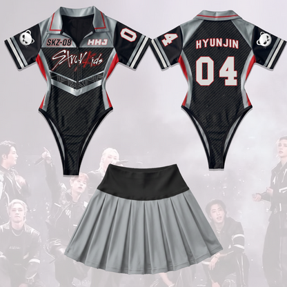 Evil Skzoo Stray Kids Full Jersey Bodysuit Set Gift For Fans
