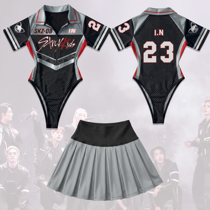 Evil Skzoo Stray Kids Full Jersey Bodysuit Set Gift For Fans