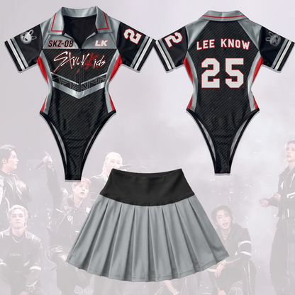 Evil Skzoo Stray Kids Full Jersey Bodysuit Set Gift For Fans