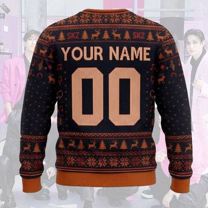 Stray Kids Run It World Tour All I Want For Christmas Is Ugly Sweater Gift For Fans