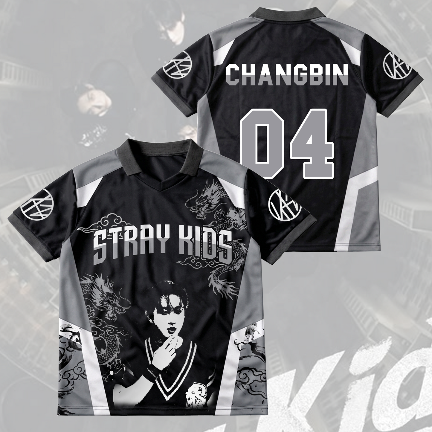 Stray Kids Visual Run It World Tour Winged Neck Baseball Shirt Gift For Fans