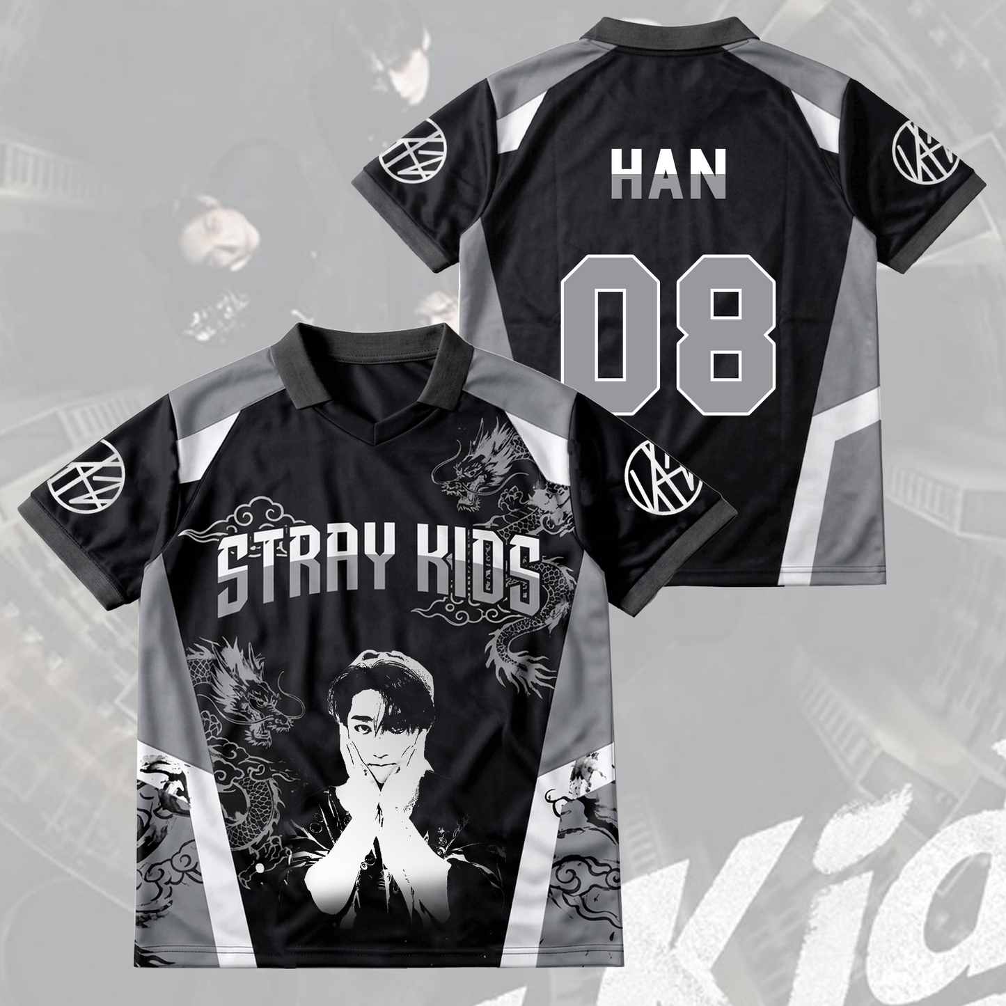 Stray Kids Visual Run It World Tour Winged Neck Baseball Shirt Gift For Fans