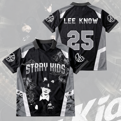 Stray Kids Visual Run It World Tour Winged Neck Baseball Shirt Gift For Fans