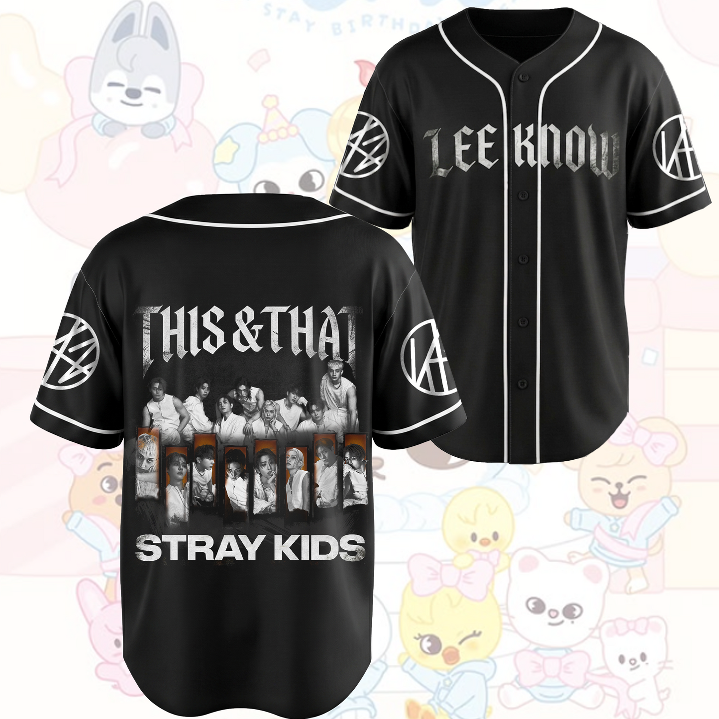 Vintage Stray Kids This That Album Mesh Baseball Jersey Street Wear Gifts For Stay