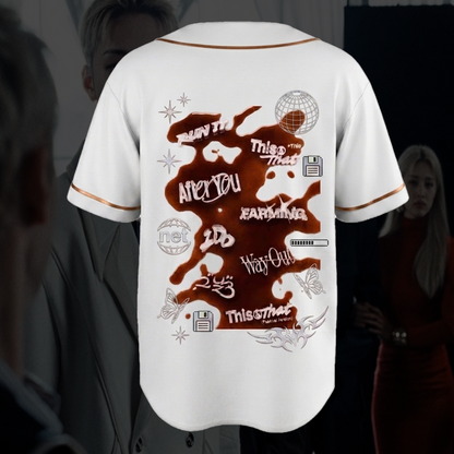 Stray Kids This That Album Track List Baseball Jersey  Fan Edition