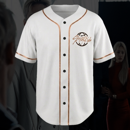 Stray Kids This That Album Track List Baseball Jersey  Fan Edition