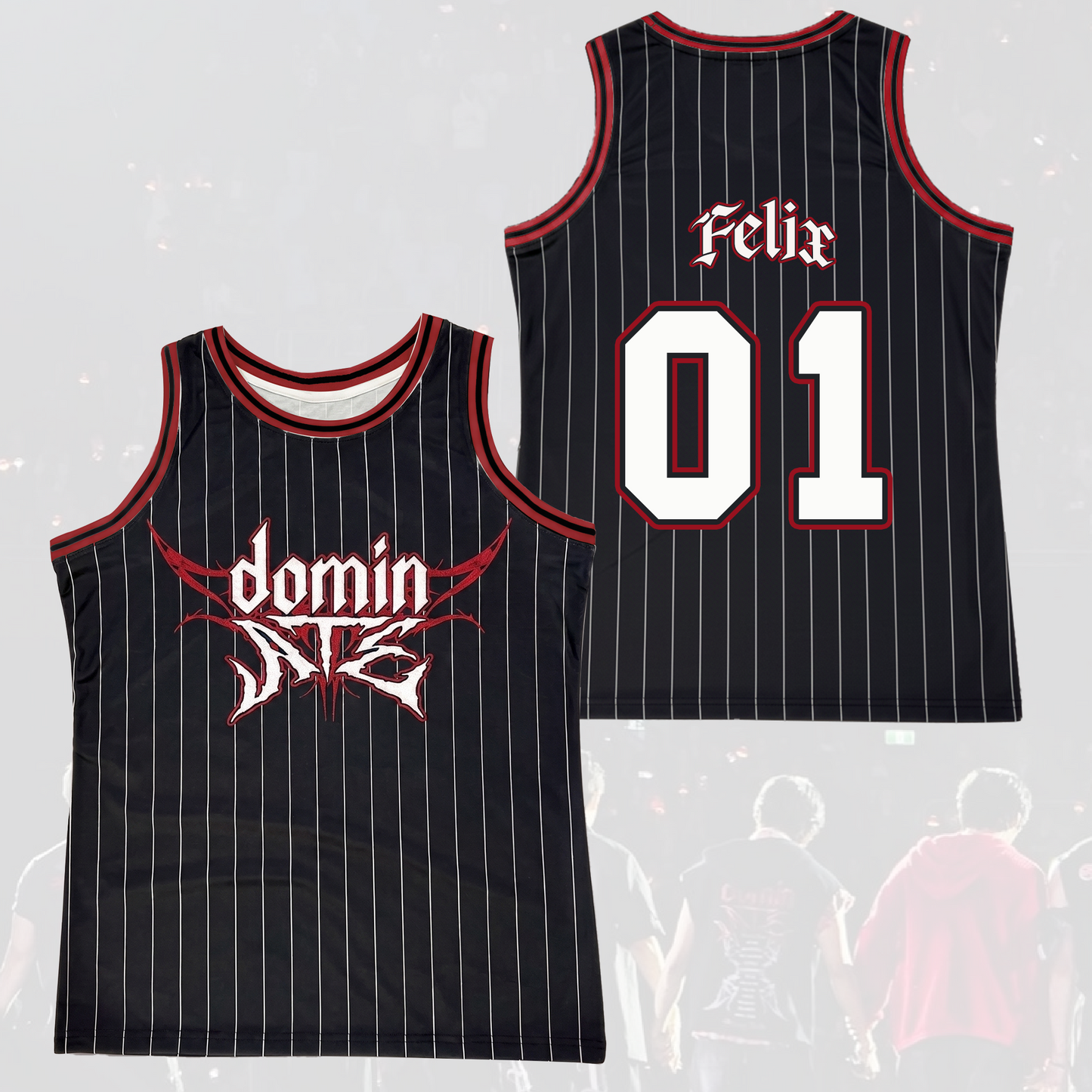 Stray Kids Uniform Dominate Tour Sleeveless Jersey Tank Top Fan Edition