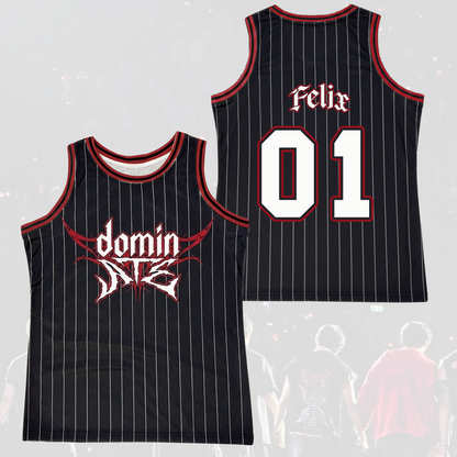 Stray Kids Uniform Dominate Tour Sleeveless Jersey Tank Top Fan Edition