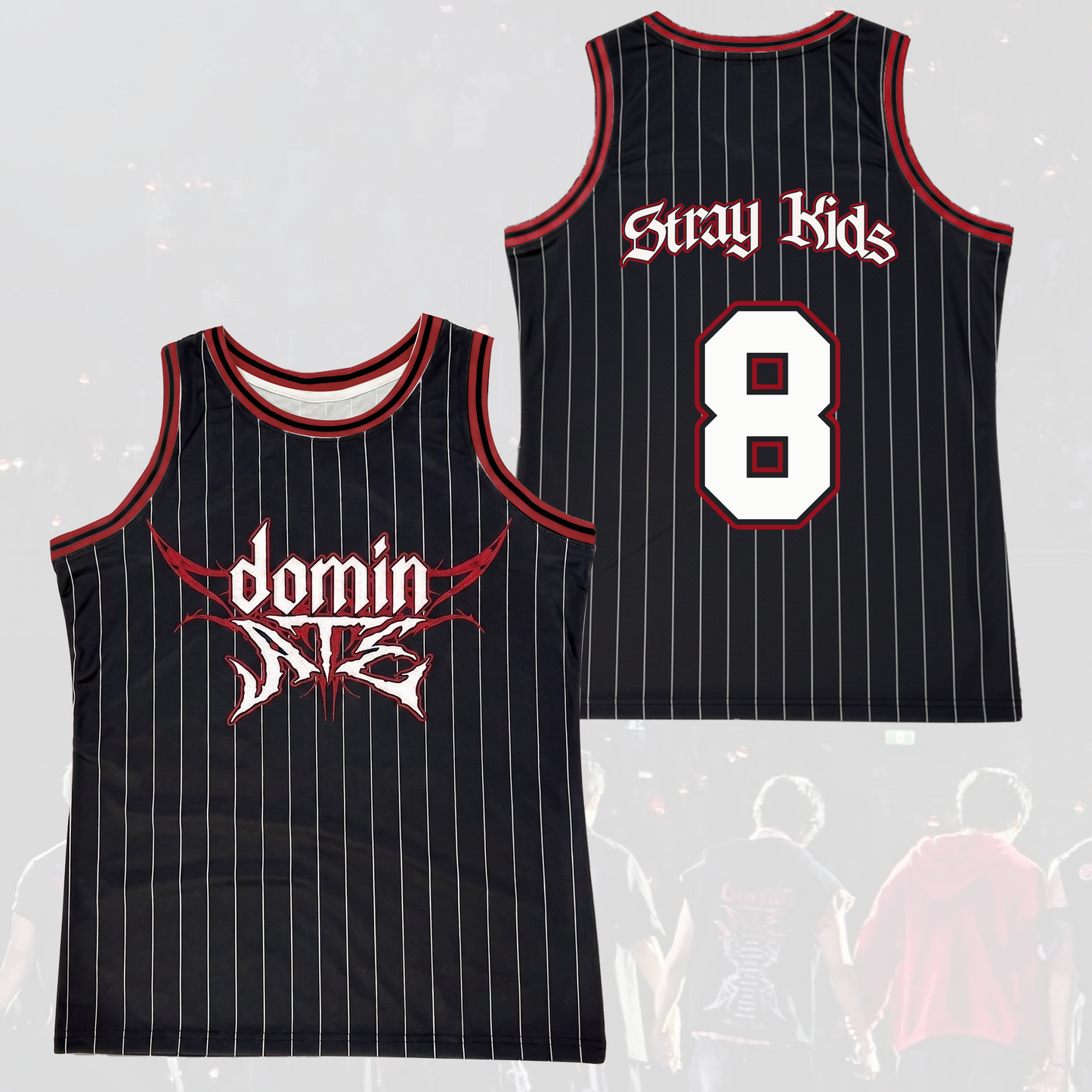 Stray Kids Uniform Dominate Tour Sleeveless Jersey Tank Top Fan Edition