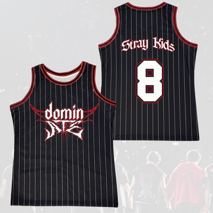 Stray Kids Uniform Dominate Tour Sleeveless Jersey Tank Top Fan Edition