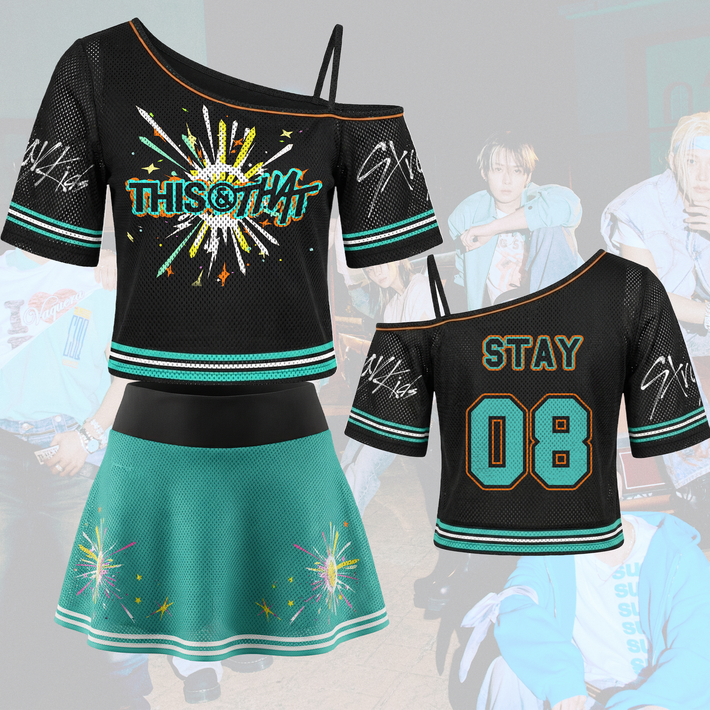 Stray Kids This & That Album Off Shoulder Mesh Stay Edition