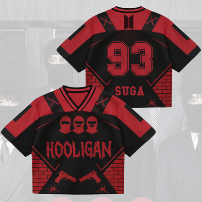 The Soul Snatcher BTS Hooligan World Tour Mixed Mesh Jersey