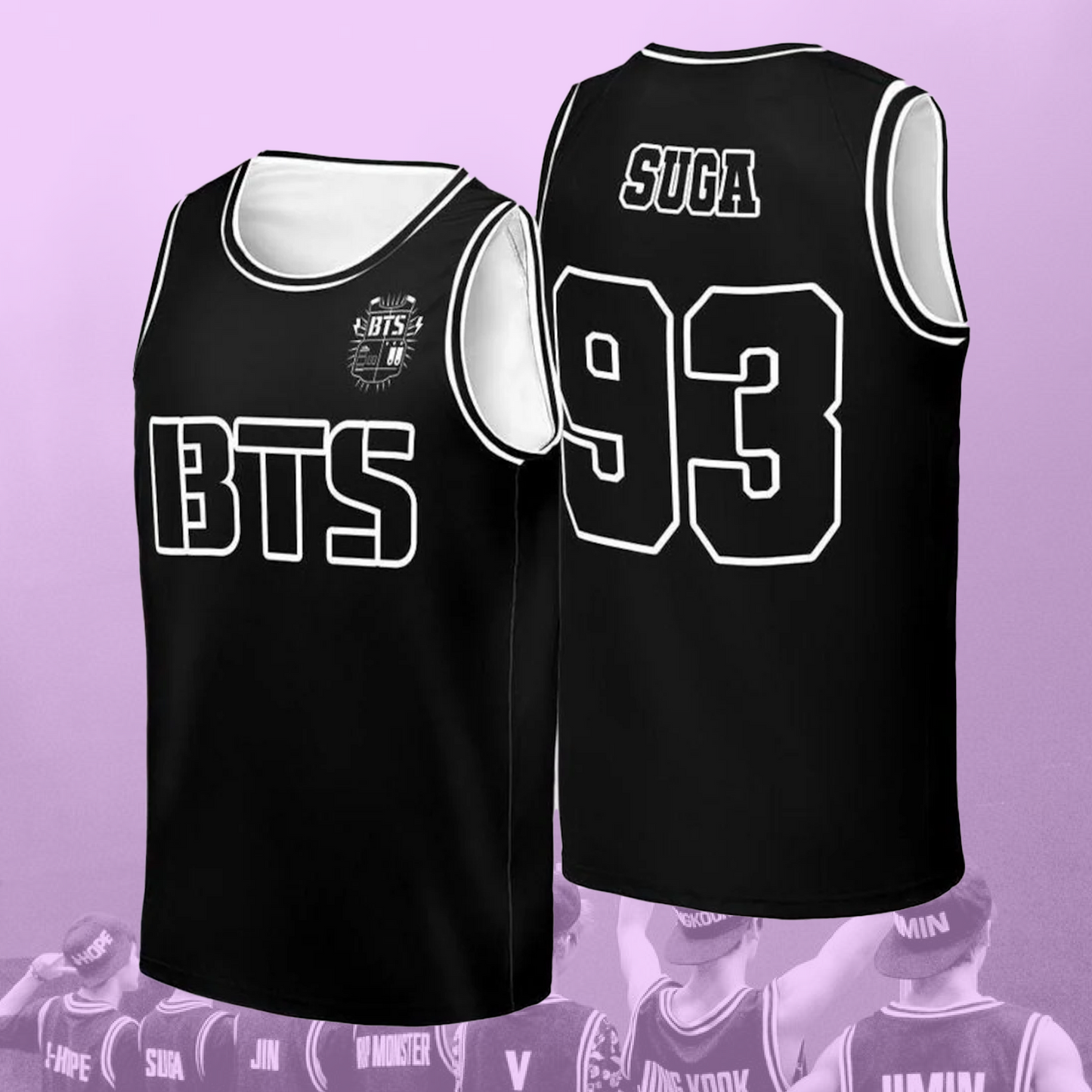 BTS Uniform Sleeveless Jersey Tank Top