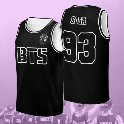 BTS Uniform Sleeveless Jersey Tank Top