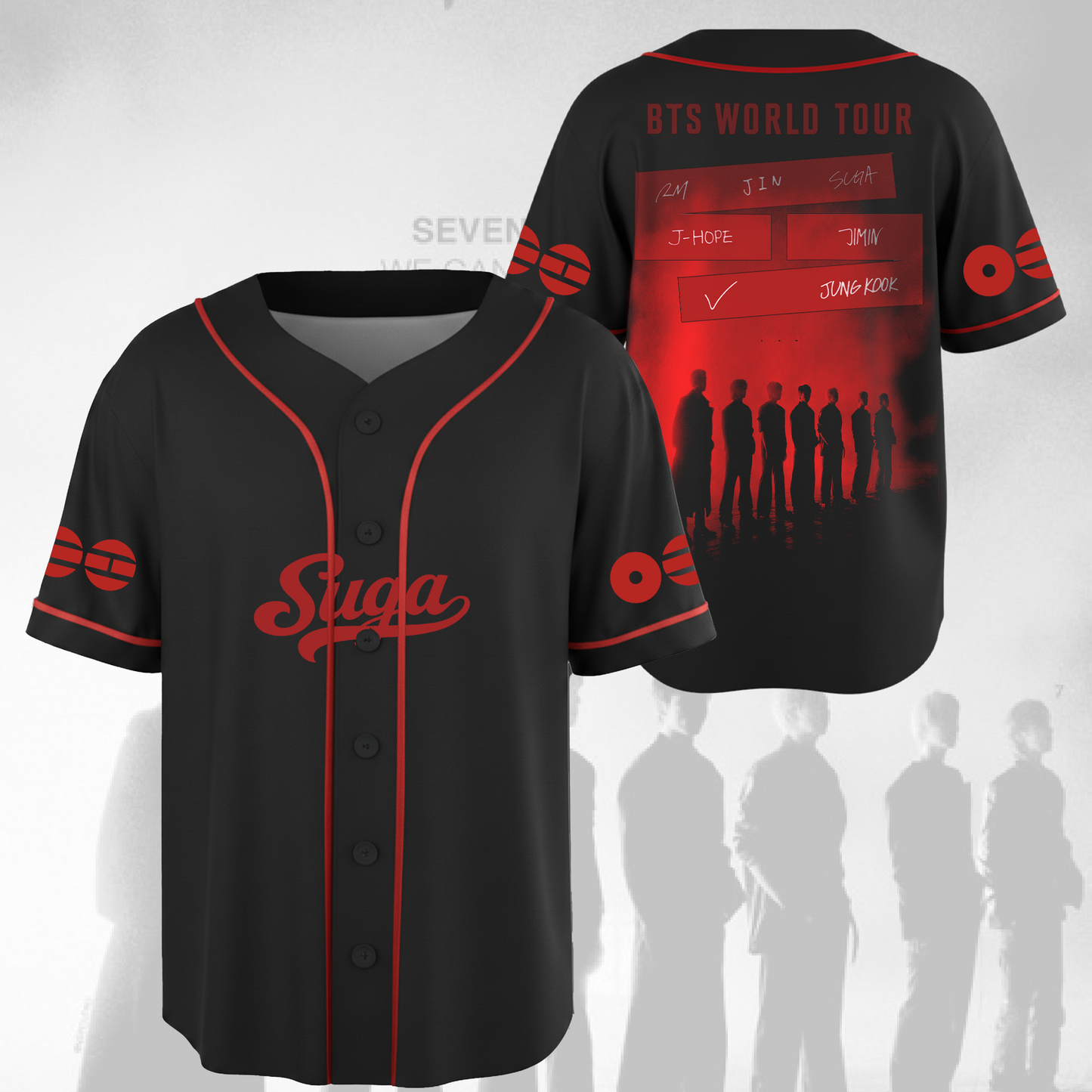 BTS 2026 World Tour Baseball Jersey Gifts For Army