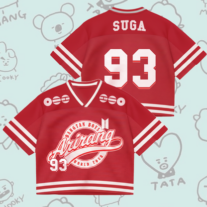 BTS 2026 Arirang World Tour Mixed Mesh Jersey