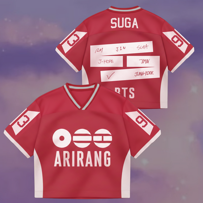 BTS The 5th Album ARIRANG World Tour Mixed Mesh Jersey