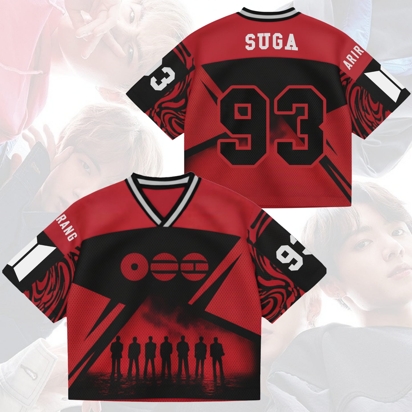 Gigantic Arirang BTS 2026 World Tour Mixed Mesh Jersey Gifts