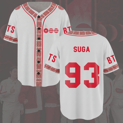 OT7 Reunion Traditional BTS World Tour Baseball Jersey