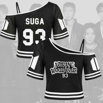 Bangtan Mature Girl Arirang World Tour Off Shoulder Mesh Gift For Army