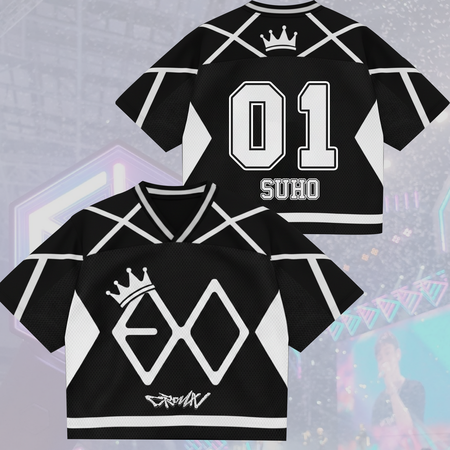 EXO 2026 World Tour Mixed Mesh Jersey Gift For Lovers