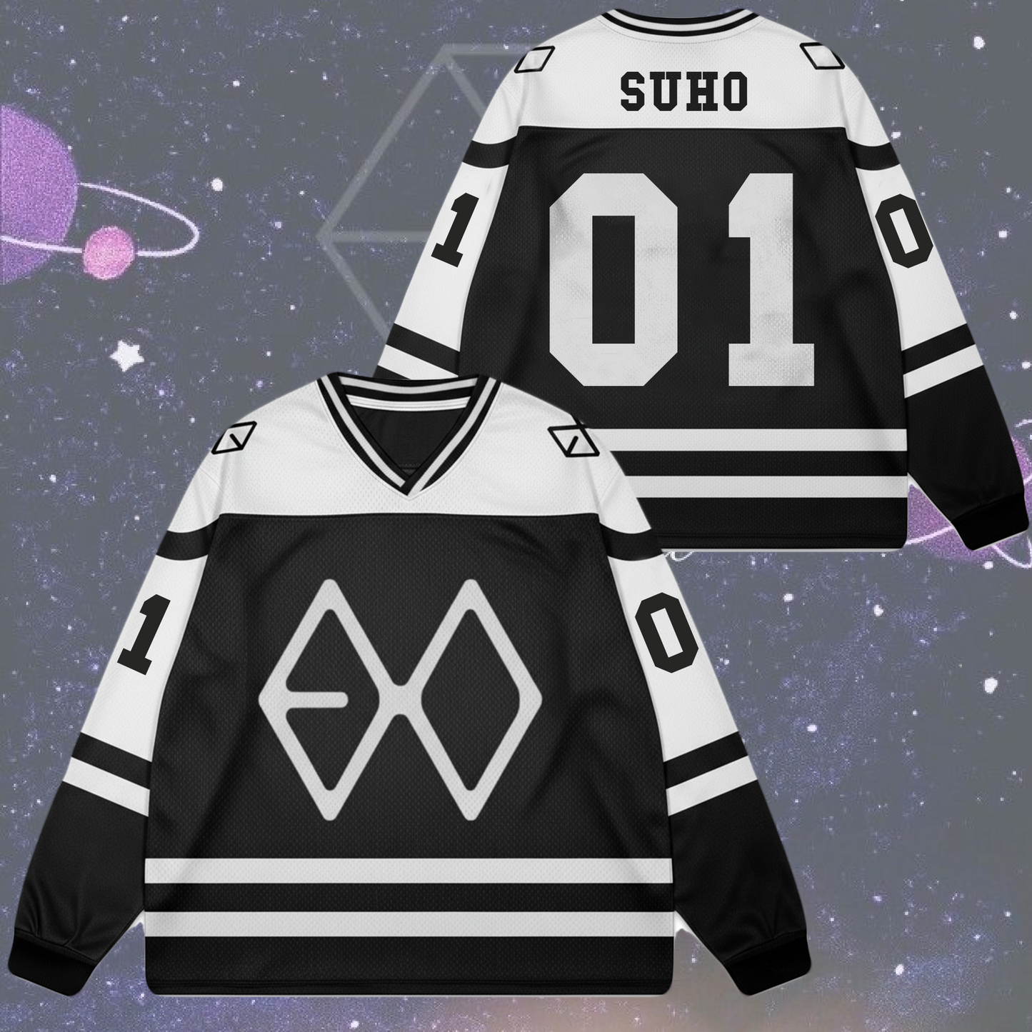 Massive EXO Come Back World Tour Splicing Long Sleeved Gifts