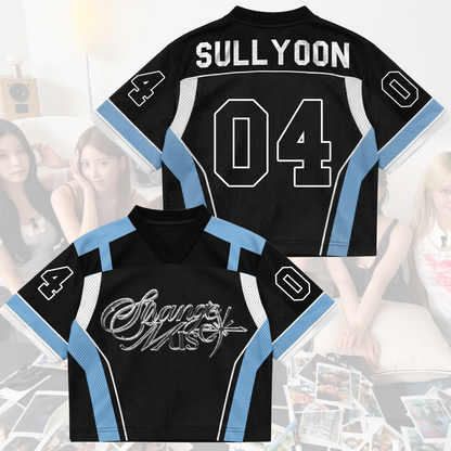Epic Strange Muse Sporty Blue Mixed MeshJersey Gift for Fans