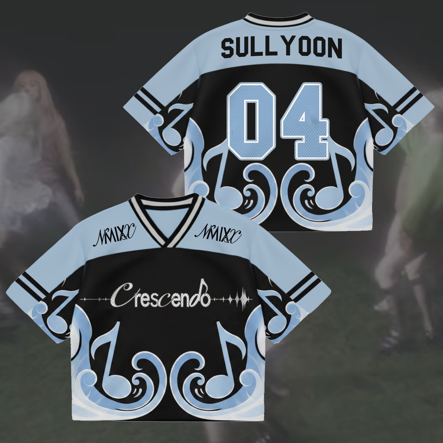 Crescendo NMIXX Heavy Serenade Album Mixed Mesh Jersey
