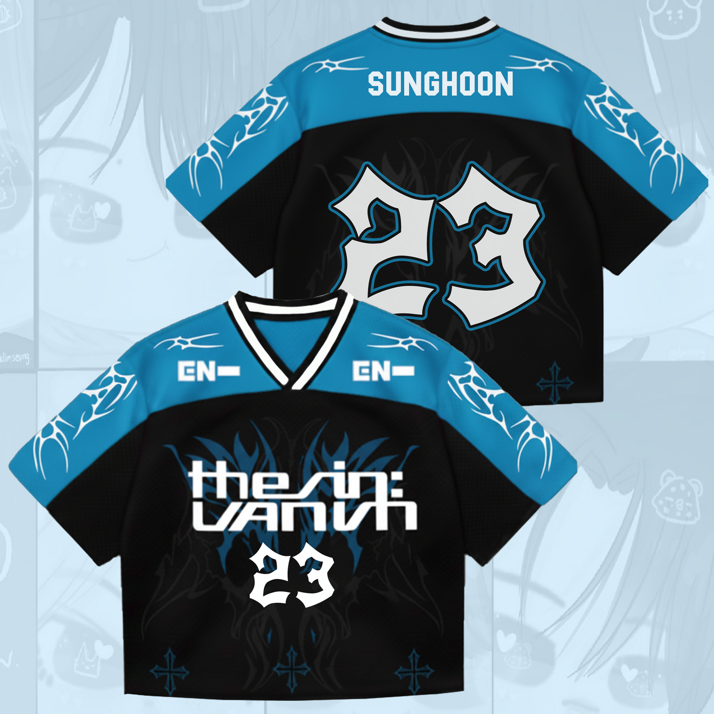THE SIN: VANISH Enhypen Album Mixed Mesh Jersey