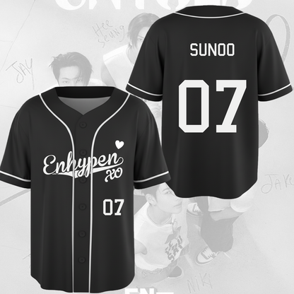 Enhypen XO Baseball Jersey Gift For Fans