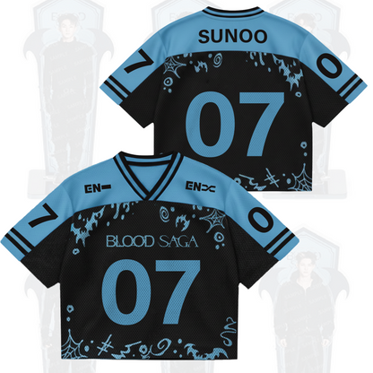 The Sin Vanish Enhypen Blood Saga World Tour Mixed Mesh Jersey