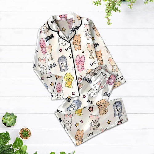Kawaii Stray Kids SKZOO Pajama Set