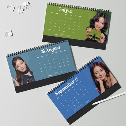 WAVESTEEᵀᴹ Twice 2026 Desk Calendar
