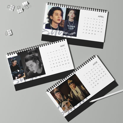 WAVESTEEᵀᴹ BTS Suga 2026 Desktop Calendar