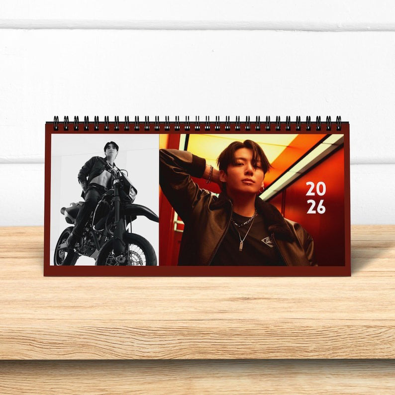 WAVESTEEᵀᴹ Jungkook Jeans 2026 Desktop Calendar