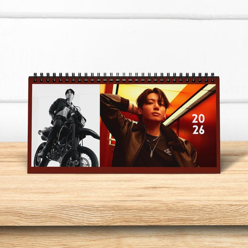 WAVESTEEᵀᴹ Jungkook Jeans 2026 Desktop Calendar