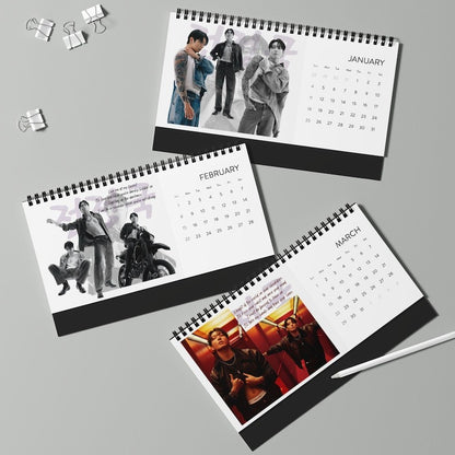 WAVESTEEᵀᴹ Jungkook Jeans 2026 Desktop Calendar