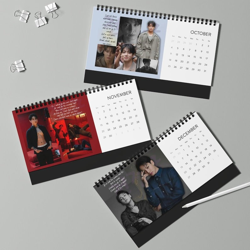 WAVESTEEᵀᴹ Jungkook Jeans 2026 Desktop Calendar