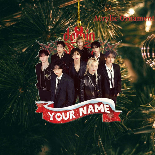 Personalized Stray Kids DominATE Ornament, Stray Kids Merch, Custom Ornament Kpop Acrylic Ornament