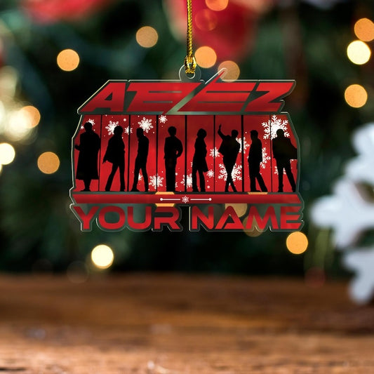 Custom Ateez In Your Fantasy Ornament, Ateez Christmas Acrylic Ornament