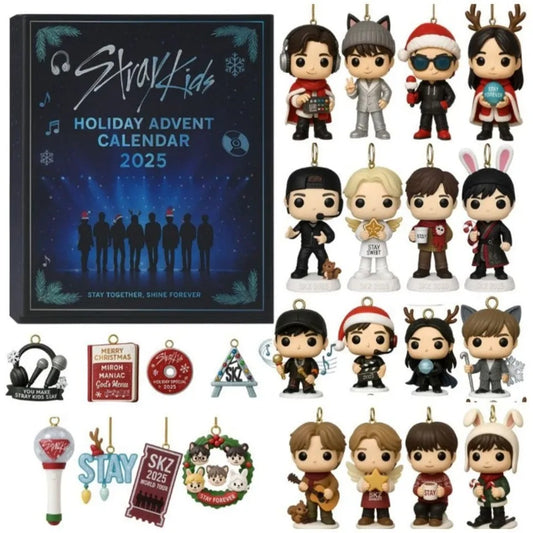 Stray Kids 2025 Advent Calendar Countdown Calendar Acrylic Christmas Gift