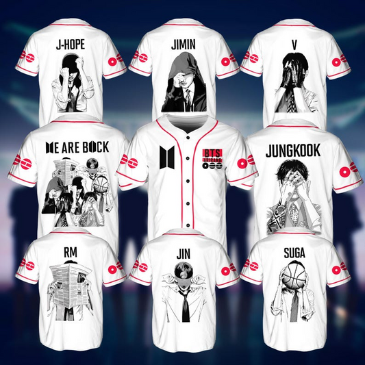 Kpop Concert Jersey 2026, 7 Members Portrait Shirt, Fan Gift, World Tour Outfit, Kpop Lover Apparel