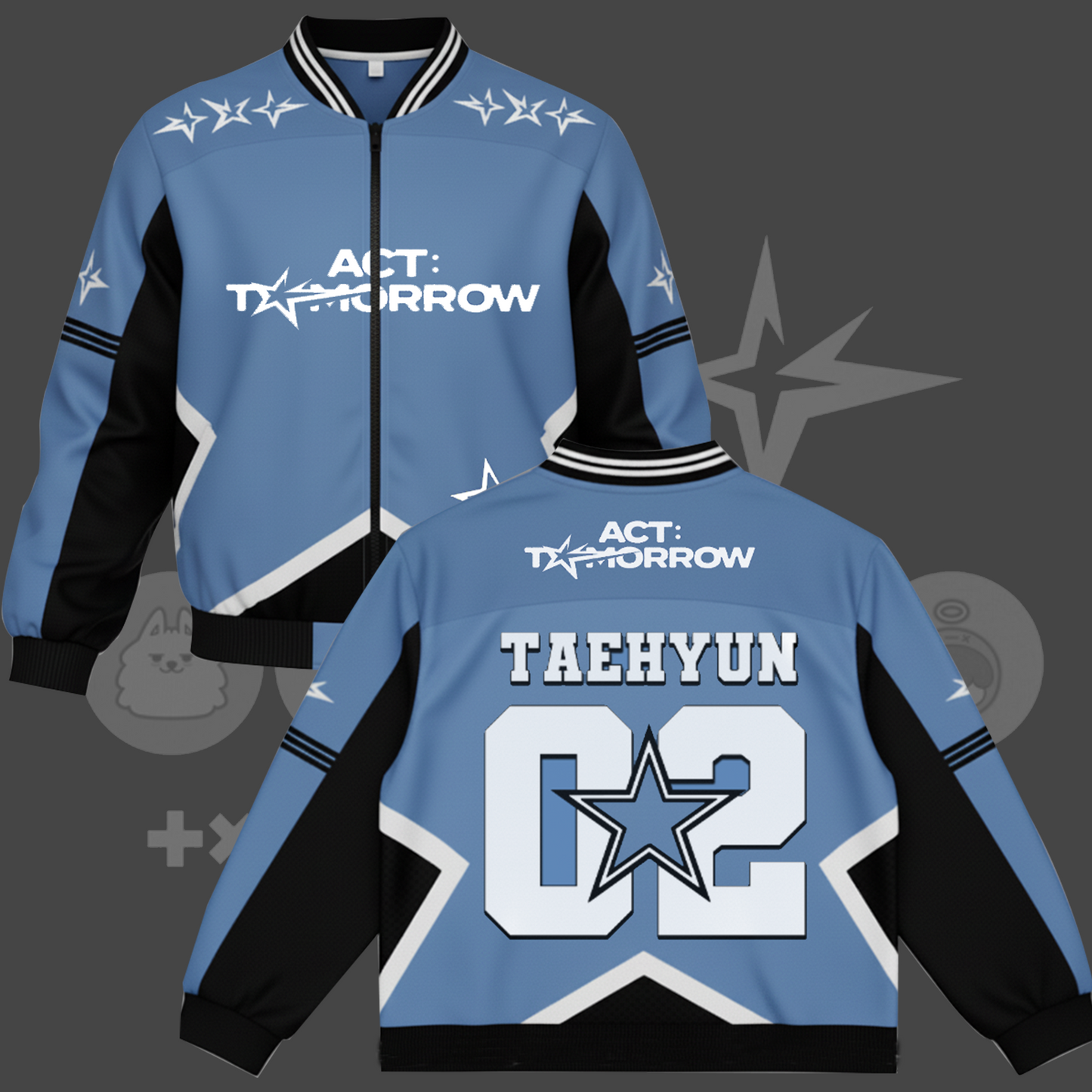 WAVESTEEᵀᴹ ACT:TOMORROW 2025 Tour Winter Season Bomber Jacket
