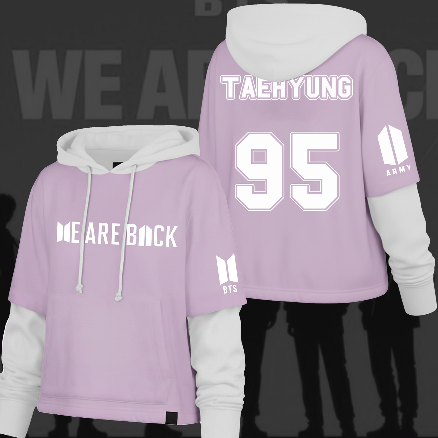 WAVESTEEᵀᴹ The Comeback Shortstop Hoodie BTS Back